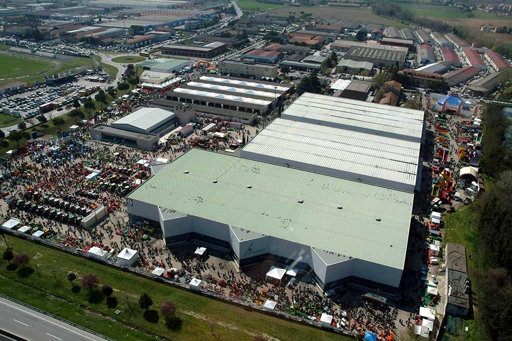 Umbria Fiere — vista aerea del polo fieristico