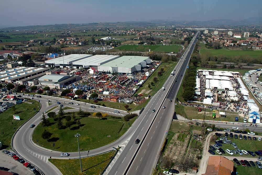 Umbria Fiere — vista aerea del polo fieristico