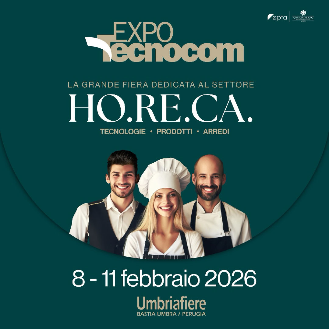A Umbriafiere Expo Tecnocom tecnologie, prodotti, servizi e arredi per il settore Horeca